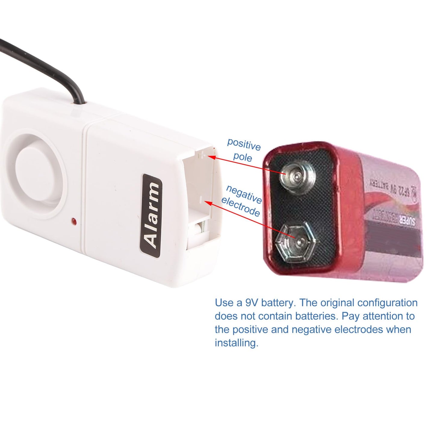 Smart LED Power Failure Alarm 120db Warning Siren with Mute Switch for Home & Office Emergency Preparedness