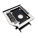 2nd HDD SSD Hard Drive Optical Bay Frame Caddy Tray for Lenovo Y500 Y500N Y510P with Bezel Front Cover Mounting Bracket