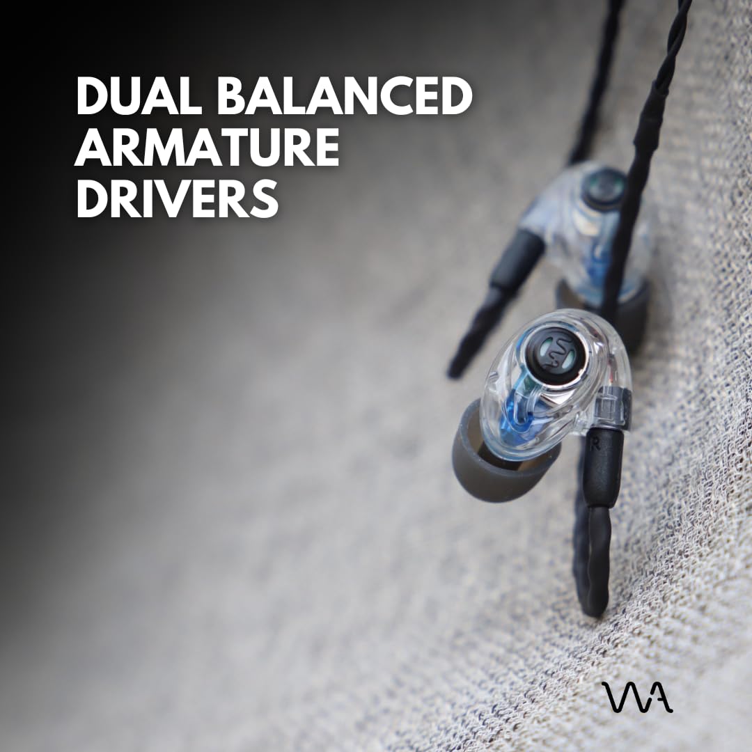 Westone Audio AMPRO X20 Dual Driver Musician IEM with Passive Ambience, Black