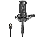 Borenbuir Mic for Asmr, for Audio Interface Cardioid Condenser Microphone XLR, Studio Recording microfono condensador with Shock mounts and Microphone