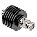 XRDS -RF BNC Male to BNC Female Coaxial RF Attenuator 10W 5dB, 50 Ohm Attenuator, 10W BNC Male to Female Connector, High-Power RF Coaxial Attenuator