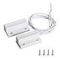 Aoje-Link RC-38A NO Wired Magnetic Door Switch Window Sensor Alarm for Home Security Access Control and Burglar Alarm Systems White 1pcs