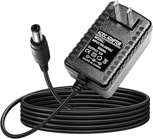 12V 2A Power Cord Adapter Compatible with Fenchilin Hollywood Vanity Makeup Mirror Light Bulbs, Hollywood Vanity Mirror Power Cable for Makeup Light…
