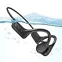 SilisoundTek Bone Conduction Headphones,Waterproof IP68,Wireless Bluetooth 5.3 Earphones with Microphone, Built-in 32GB MP3 Open Ear Bluetooth…