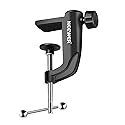 NEEWER Metal Table Mounting Clamp for Microphone Suspension Boom Scissor Arm Stand Holder with an Adjustable Positioning Screw, Fits up to