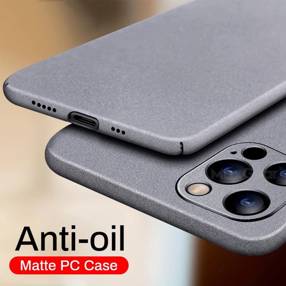 Casechics Compatible with iPhone Case,Luxury Matte Hard PC Slim Fit Ultra Thin Lightweight Camera Lens Protection Soft Shockproof Cover Phone Case
