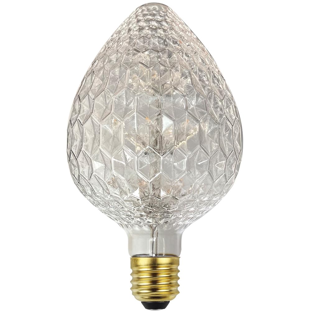 TIANFAN RGB Led Bulb Firework Starry Edison Bulb Warmth Glow 3W Decorative Light Bulbs (Strawberry)