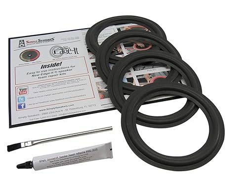 Advent Laureate 6.5 Inch Foam Speaker Repair Kit FSK-6.5-4 (4 Pack)