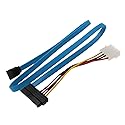 22 Pin SATA with 4 Pin Power and Data Cable Assembly