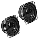 2Pcs 2" 8 Ohm 3W Full Range Woofer Speaker 2inch Stereo udio Sound Home Theater Loudspeaker for DIY Audio Projects and Replacement