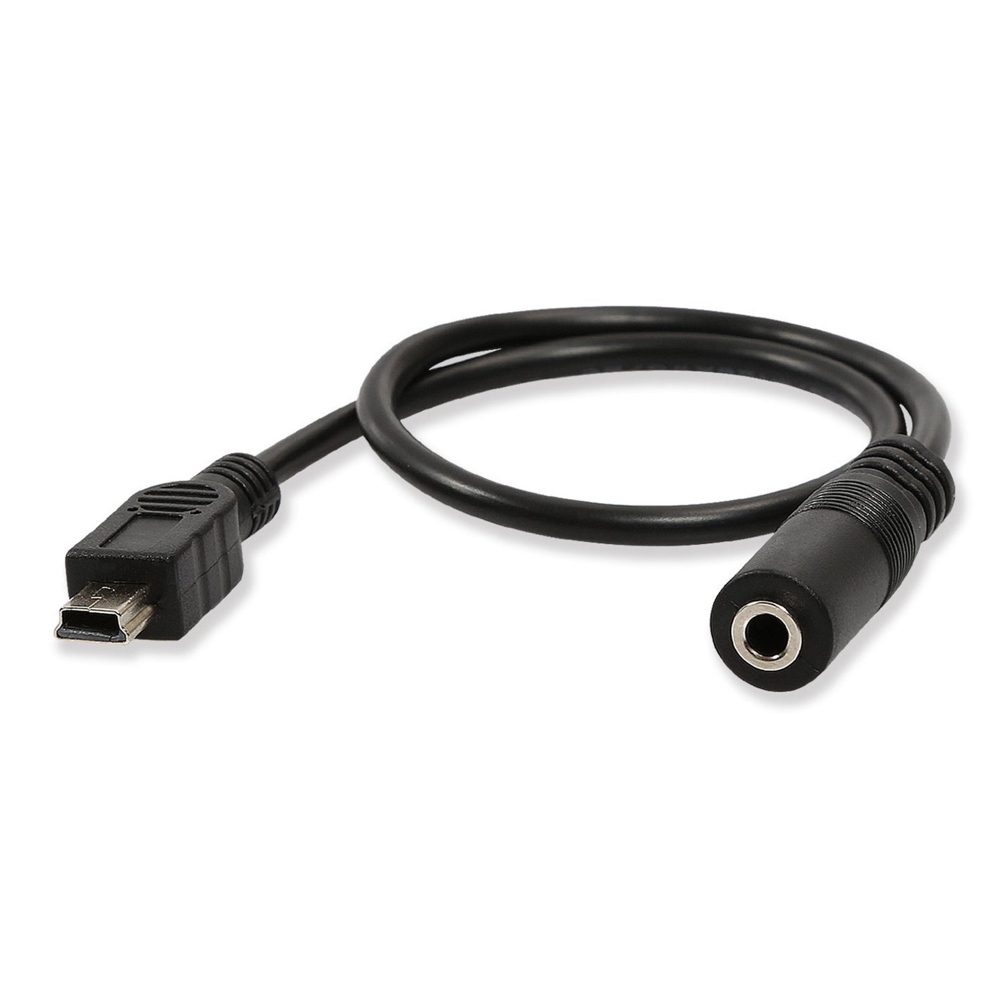 Wpeng Qaoquda (2-Pack) Mini USB Male to 3.5mm Female Audio Cable for Active Clip Mic Microphone Adapter Cord-1Feet
