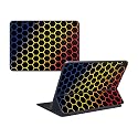 MightySkins Carbon Fiber Skin for Apple iPad Pro Smart Keyboard 11" (2018) - Primary Honeycomb - Protective, Durable Textured Carbon Fiber Finish