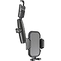 Oceavity 2026 Upgraded Rear View Mirror Phone Holders for Your Car, Multi-Directional Dual 360 Rotatable Adjustment Phone Mount for iPhone Android