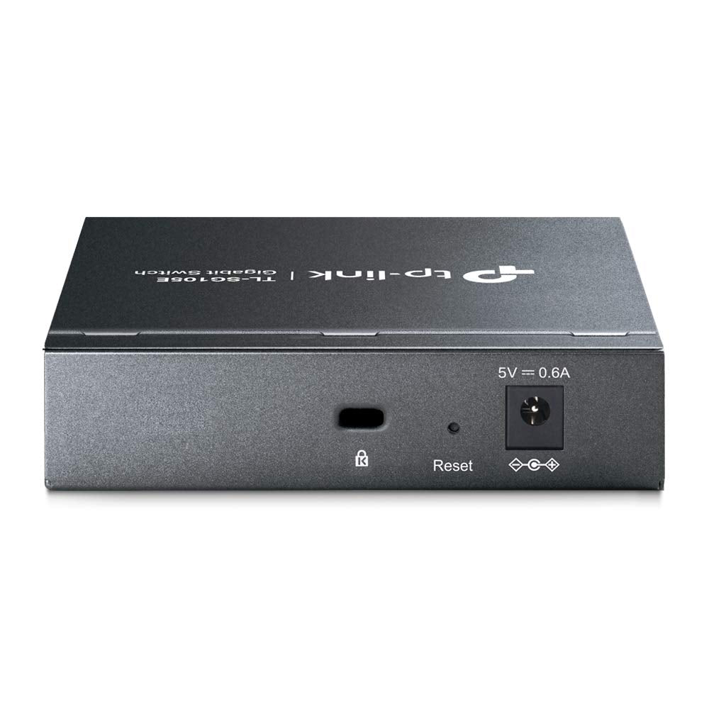 TP-Link 5-Port Gigabit Ethernet Easy Smart Switch| Plug and Play | Desktop | Sturdy Metal w/Shielded Ports | Limited Lifetime Replacement (TL-SG105E)