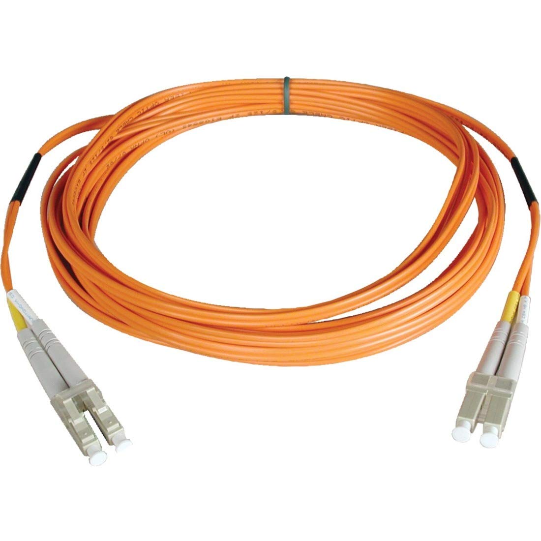 Tripp Lite Duplex Multimode 62.5/125 Fiber Patch Cable (LC/LC), 2M (6-ft.)(N320-02M) Orange