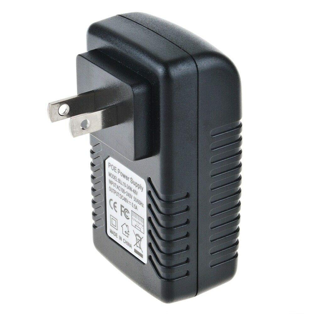 NTQinParts Replacement DC48v Wall POE Injector Power Over Ethernet Adapter for Ubiquiti UAP-AC-HD Unifi Access Point
