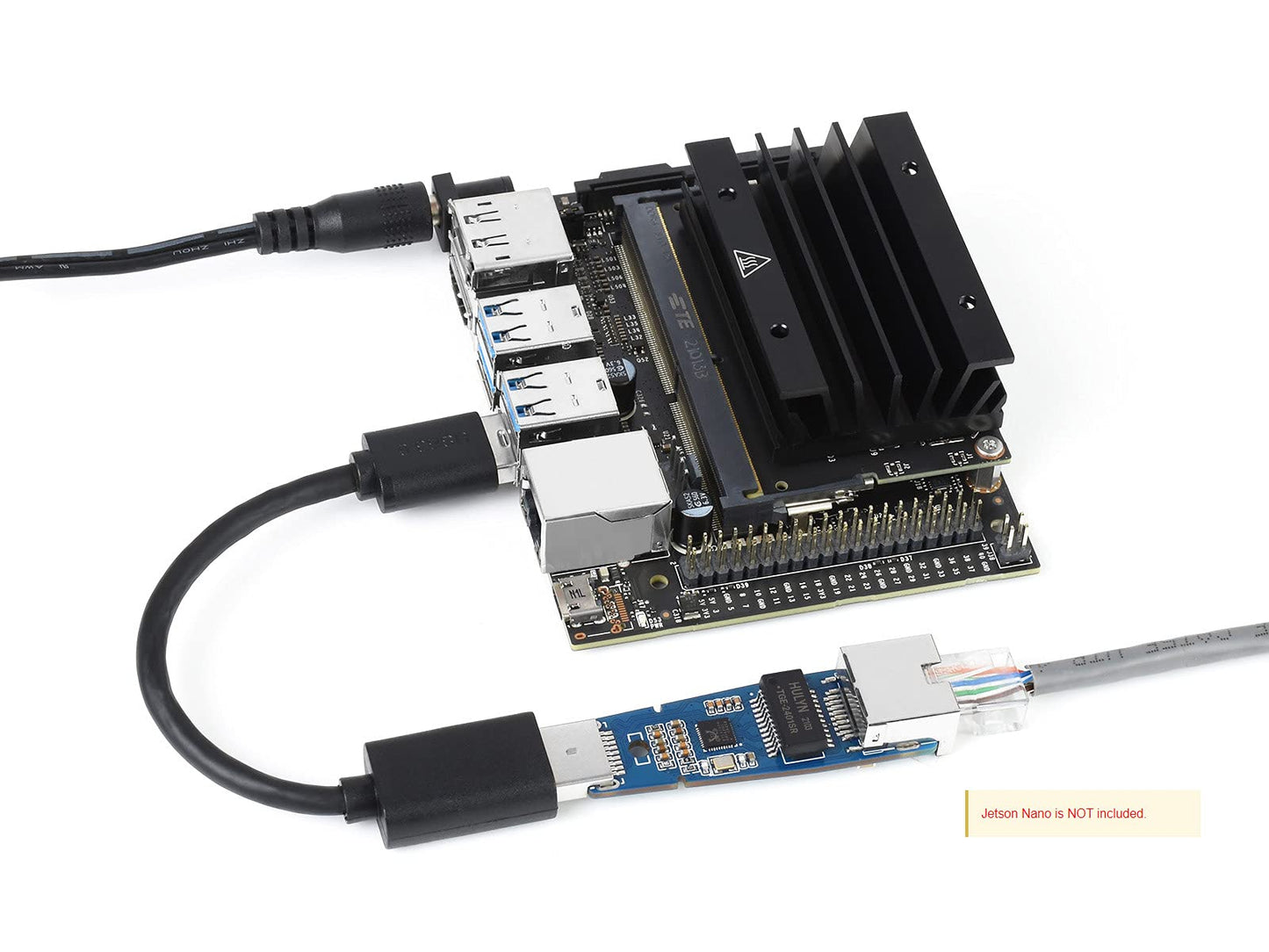 TOP1 USB 3.2 Gen1 to Gigabit Ethernet Converter, Equipped with RTL8153 High-Performance Chip, Multi-System Compatibility, Driver-Free, Plug and Play