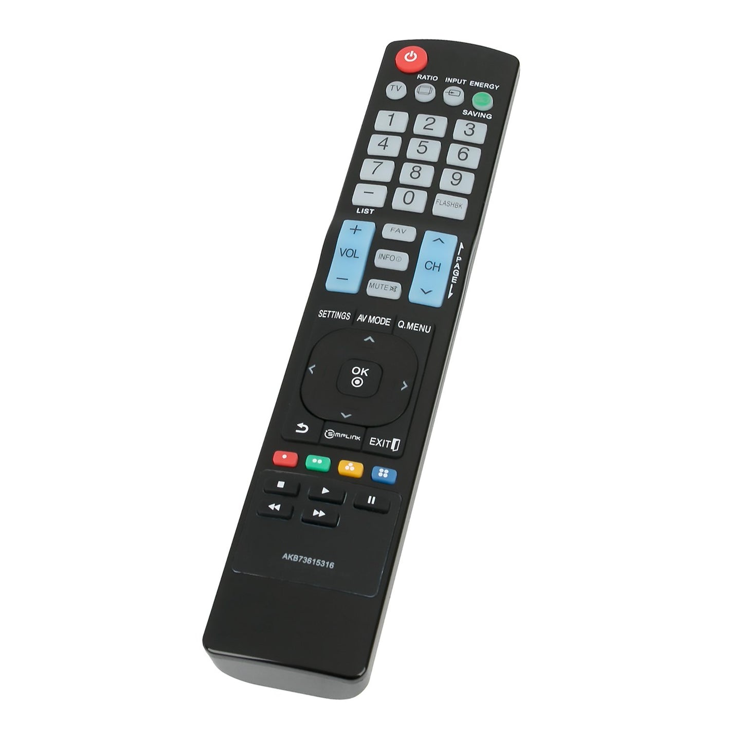 AKB73615316 Replace Remote Control fit for LG Plasma TV 32LS5600 37LS5600 42LS5600 42PA4900 47LS5600 50PA4500 55LS5600 55LS5650 60PA550C 55LS4600 LED