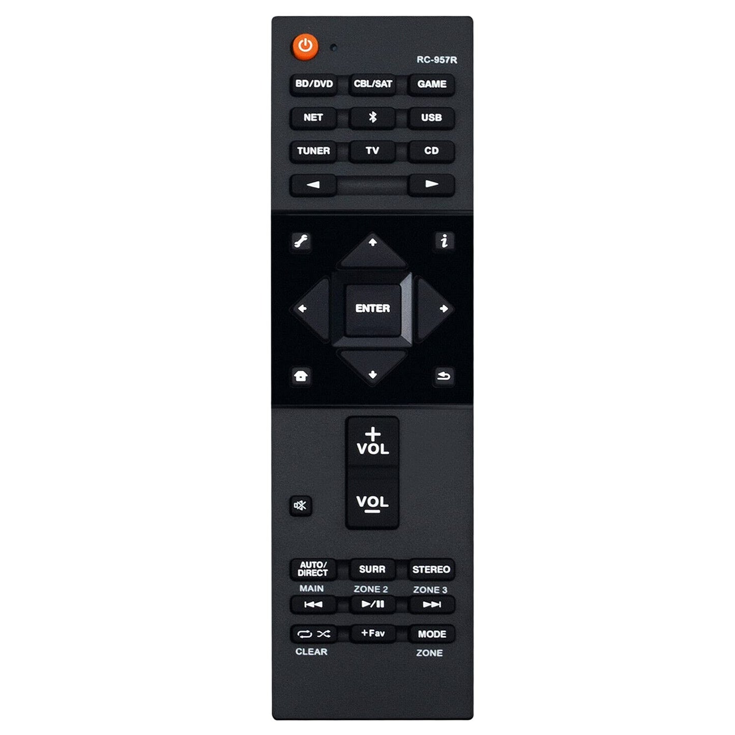 RC-957R Replace Remote Control for Pioneer AV Receiver VSX-LX102 VSX-832 VSX-932 VSX-933