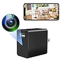 HiSpyCam USB Charger Camera - HD 1080P Mini WiFi Security Camera - Small Micro Wireless Nanny Cam for Home Indoor Security