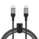 Rokform - PowerTrip 100W USB-C Charging Cable, 2m (6.6 ft), Fast Charging Braided Cable, 5,000 Bend Tested, for iPhone 15s, Galaxy S23s, or Any USB C