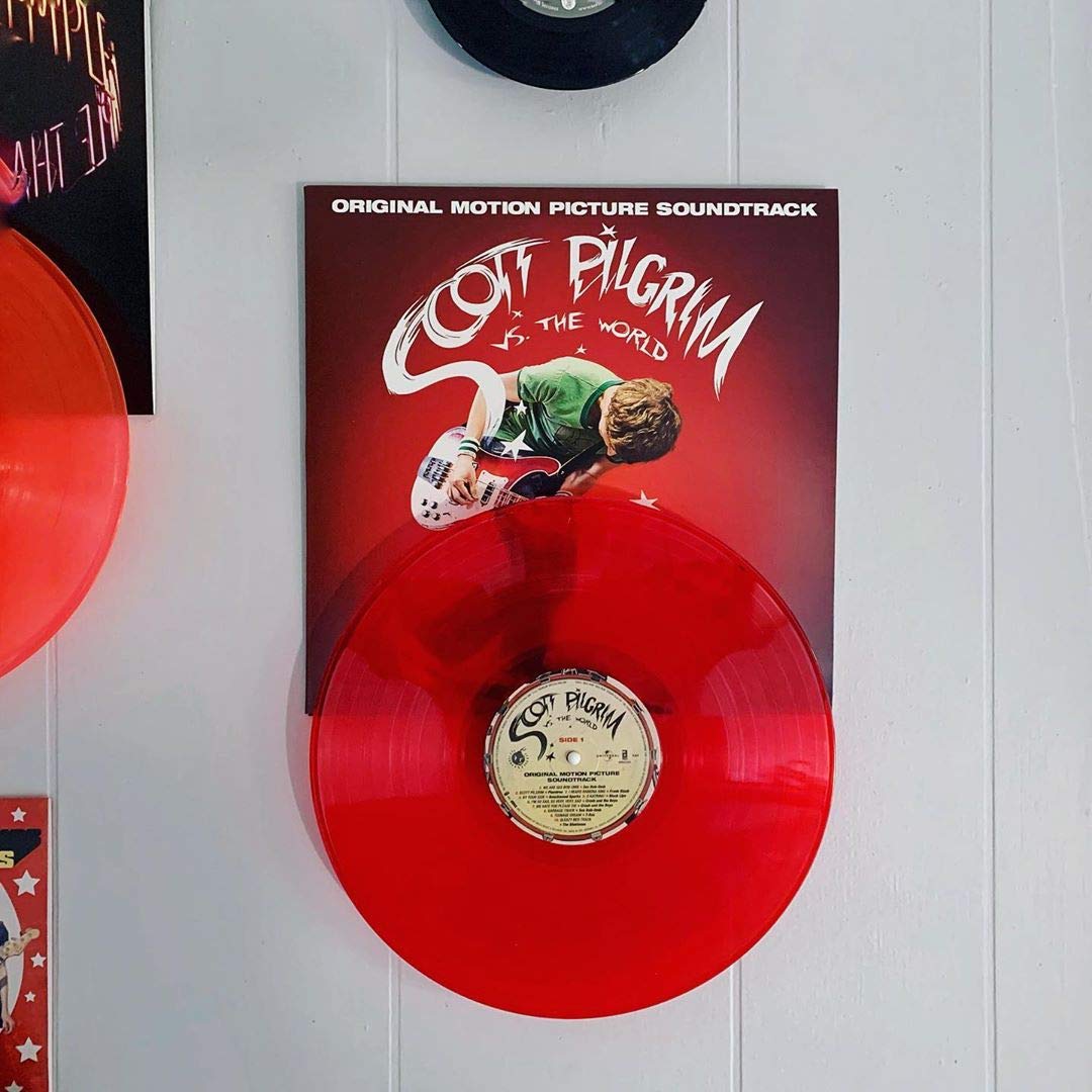 Record Props - Vinyl Record Display - Combine vinyl and album cover on wall. Doubles as a now playing tabletop stand.