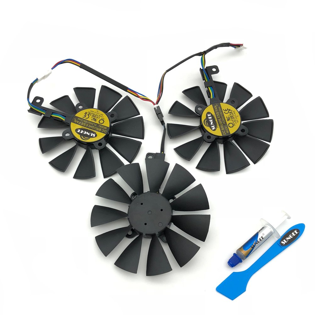 88MM PLD09210S12M and PLD09210S12HH Graphics Card for ASUS Strix GTX 1060 OC 1070 1070Ti 1080 1080Ti RX 480 580 Vega 64 Vega 56 Video Card Fan