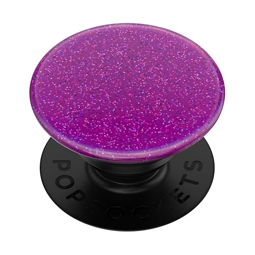 PopSockets Adhesive Phone Grip, Holder, Phone Stand, Glitter - Purple Haze