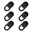 Camera Cover, Webcam Cover Slide, Ultra-Thin for Laptop, MacBook, PC, Cell Phone and More Accessories, Protect Your Privacy and Security, 6 PCS