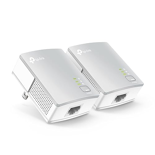 TP-Link AV600 Powerline Ethernet Adapter Kit - Gigabit Port, Plug Pair &Play, Power Saving, Nano Sized Powerline Network Adapter (TL-PA4010 KIT)
