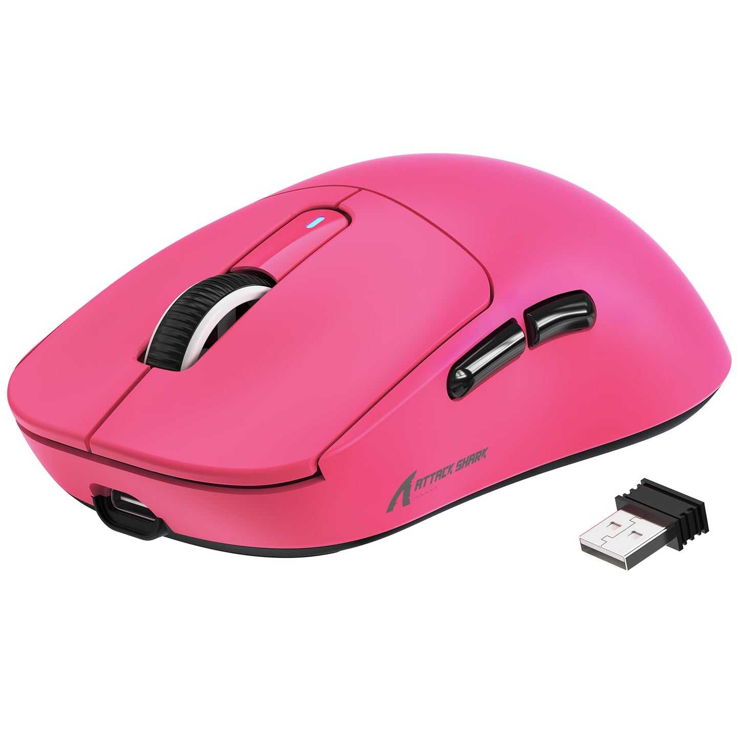 ATTACK SHARK X3 Wireless Gaming Mouse, 49g Ergonomic Computer Mouse, Triple Modes PAW3395 26K DPI Optical Sensor, 200h Battery Life, Programmable