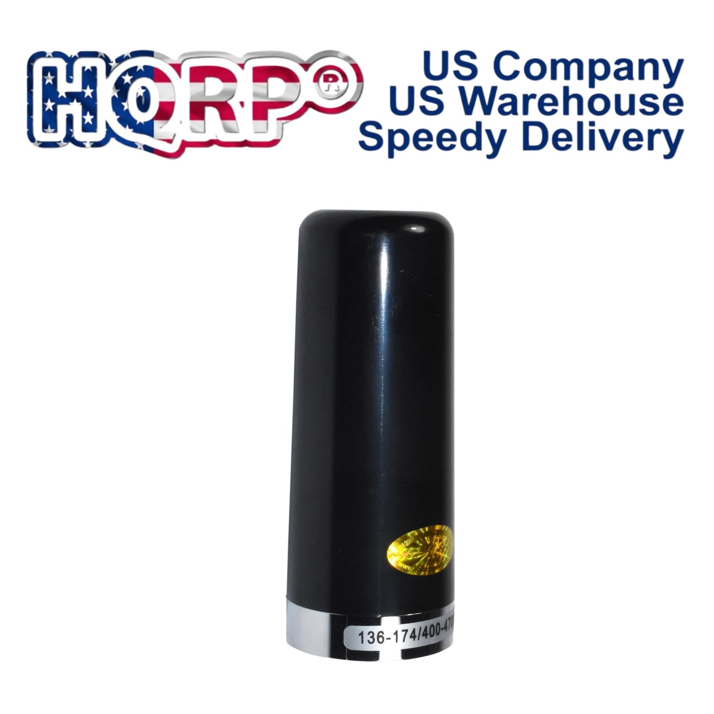 HQRP HH-N2RS Dual Band NMO Antenna for Mobile Ham Radio VHF 136-174MHz UHF 400-470MHz Low Profile 3.5" Stealth Replacement Antenna for Midland Kenwood