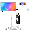JINGDU USB C to HDMI Cable Compatible with Nintendo Switch 2017/OLED, USB-C HDMI Cable Replaces The Original Switch Dock for TV Screen