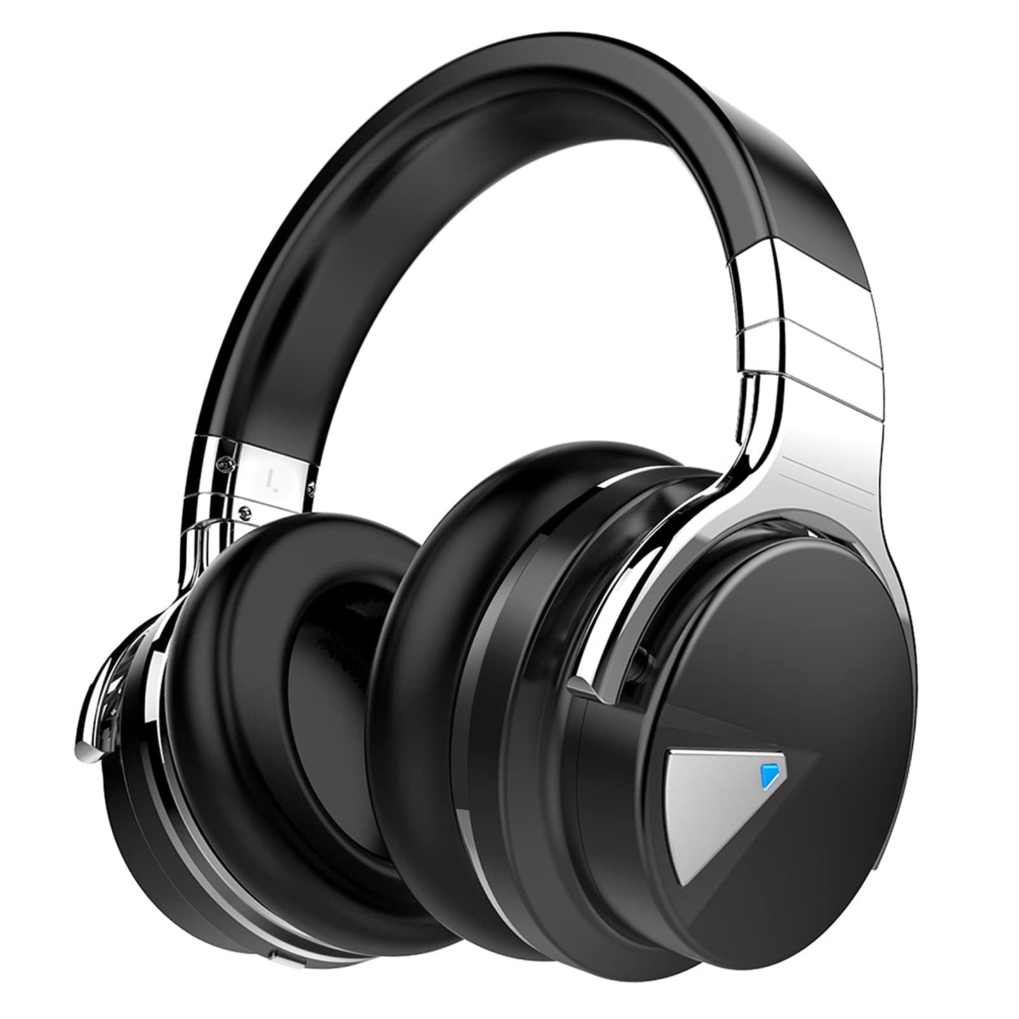 Silensys E7 Active Noise Cancelling Headphones Wireless Bluetooth Headphone with Microphone Deep Bass Over Ear, Comfortable Protein Earpads, 30 Hours…