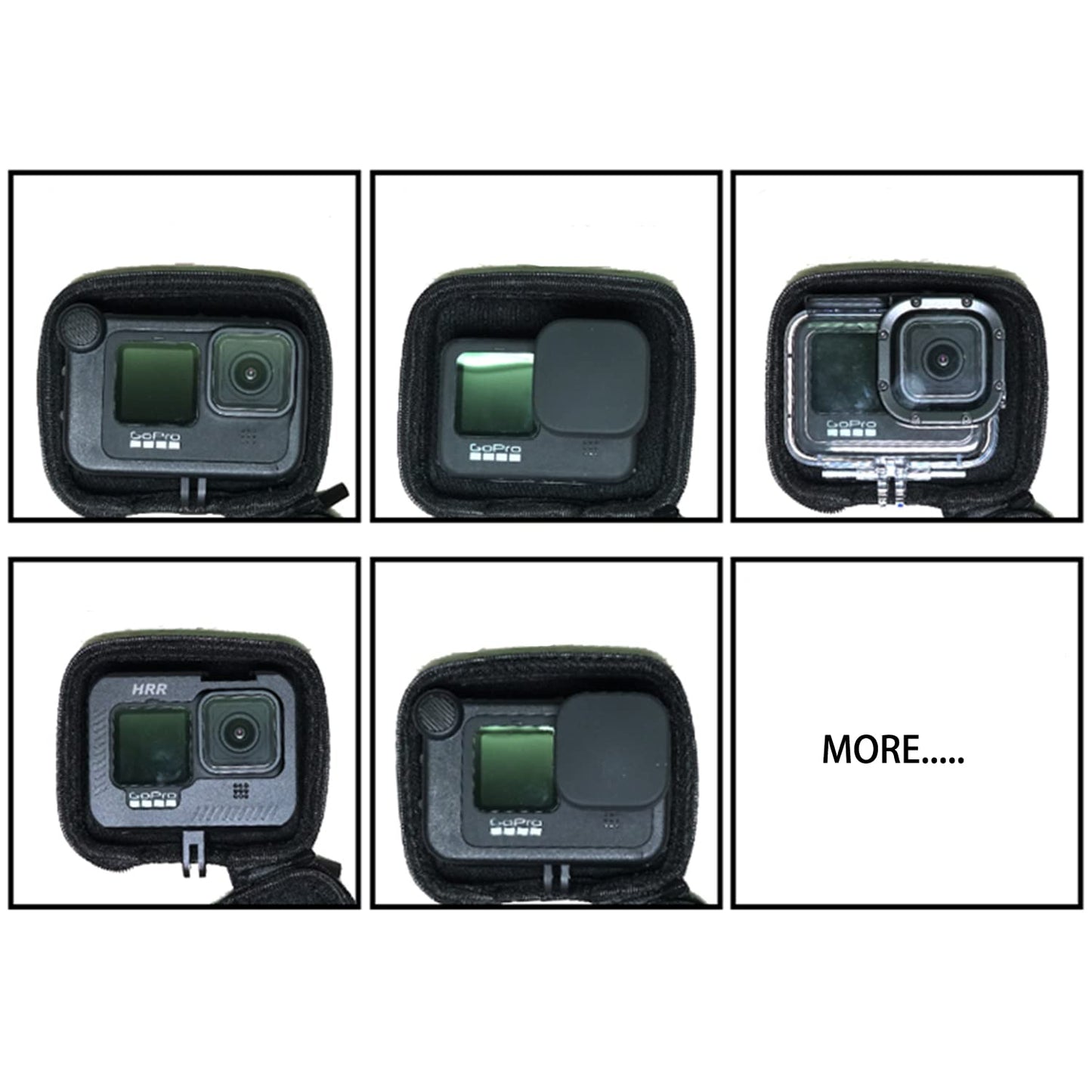 PellKing Hard Carrying Case for GoPro Hero 13 12 11 10 9 8 7 6 5 4 Waterproof Housing Case,DJI Osmo Action 5 4 3 Camera Waterproof Shell,Insta360 Ace