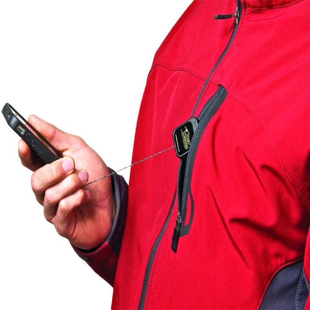Gear Keeper Cell Phone Tether - Retractable Phone Strap With Adhesive Pad Eye Mount For Most Phone Cases - Ideal Cycling, Hiking Gear & Kayak