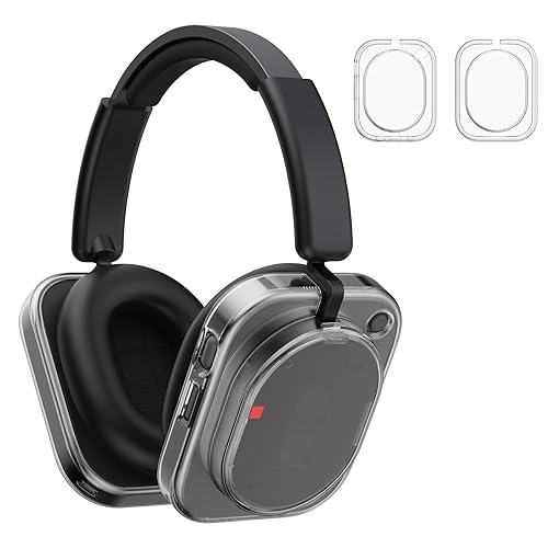 for Nothing Headphone (1) Shell Case Cover,Clear TPU Protective Cover Compatible with Nothing Headphone (1),Ultra-Thin Drop-Proof Shockproof Head