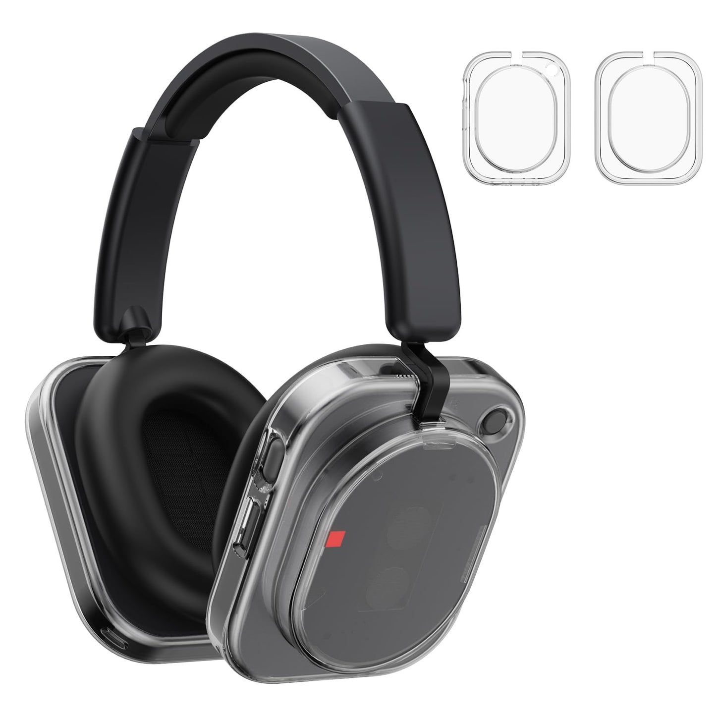 for Nothing Headphone (1) Shell Case Cover,Clear TPU Protective Cover Compatible with Nothing Headphone (1),Ultra-Thin Drop-Proof Shockproof Head