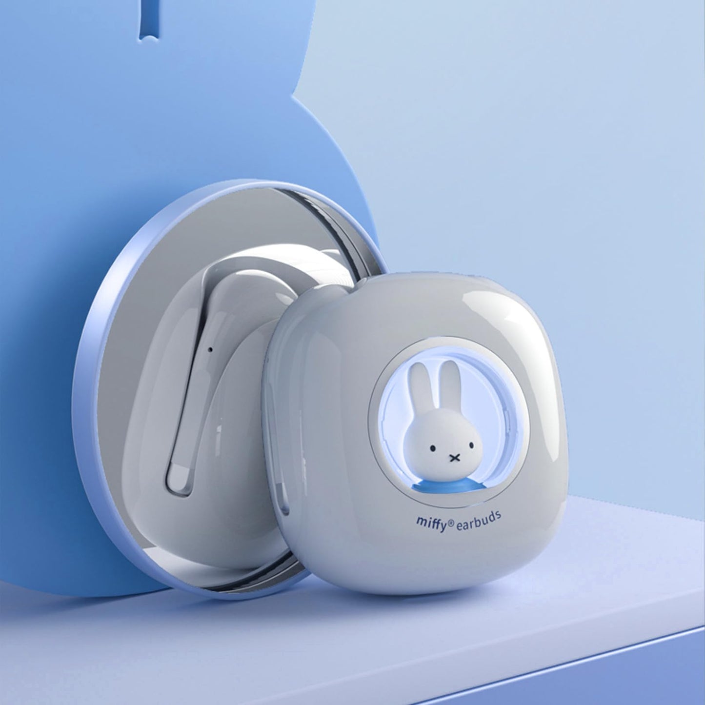 Miffy Bluetooth Wireless Earbuds Headset (Blue)