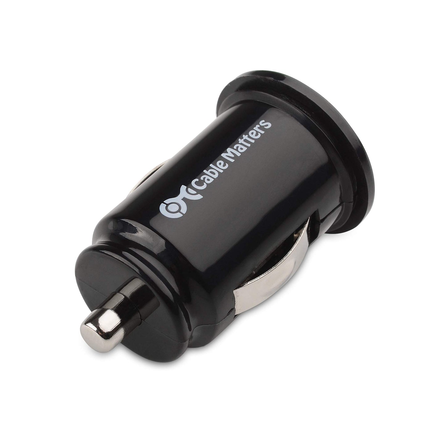 Cable Matters 2-Pack 4.8A 24W Flush Mount Dual USB Car Charger, Compact Mini Car USB Charger for Smartphones and Tablets