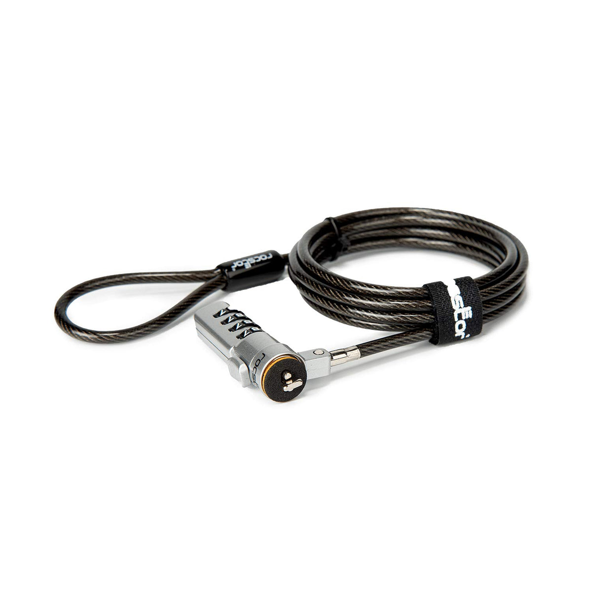 Rocstor Rocbolt Cable Lock - Carbon Steel - for Notebook