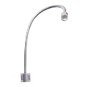 Hersi Reading Light Built-in Button Switch Minimalist Flexible Gooseneck LED Bed Lamp Headboard Wall Surface Mount for Bedroom/Living Room