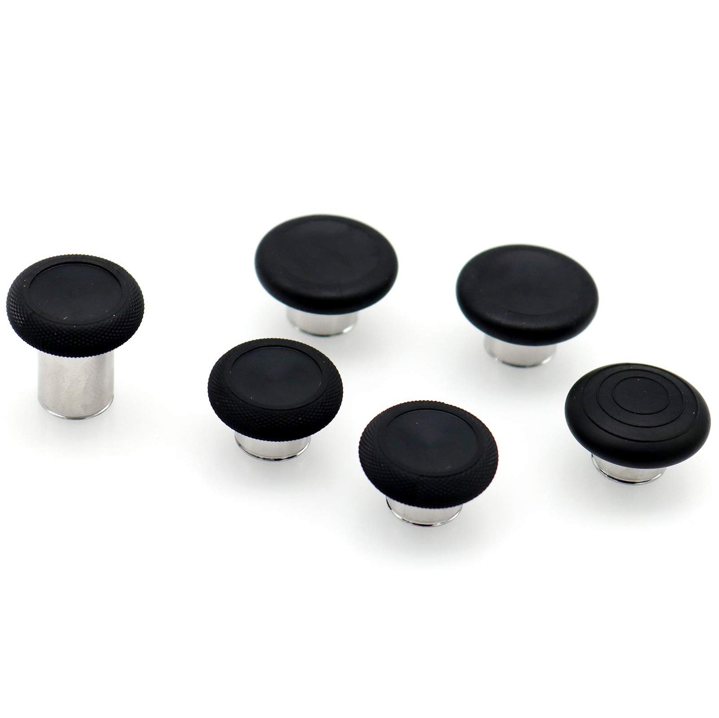 Deal4GO 6-Pack Replacement Magnetic Analog Thumbstick Swap Set for Xbox Elite 2 Controller Thumb Stick Black