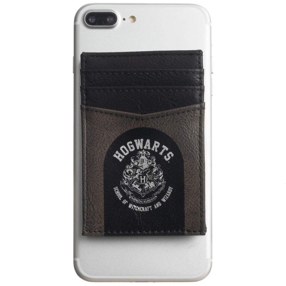 Bioworld Removable Stick On Hogwarts Crest Phone Wallet Harry Potter
