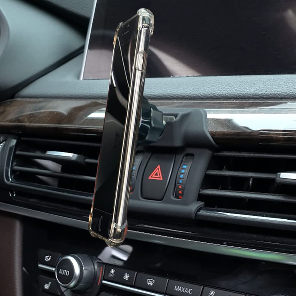Zchan Car Phone Holder fit for BM-W X5,X6,Air Vent Phone Mount fit for X5 2014-2018,X6 2015-2019,Custom fit Magnetic Phone Holder Compatible for All
