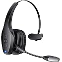Trucker Bluetooth Headset, Wireless Headset with Mic, Bluetooth Headsets with Dual Noise Cancelling Microphone & Mute Button, 55Hrs Working Time PC