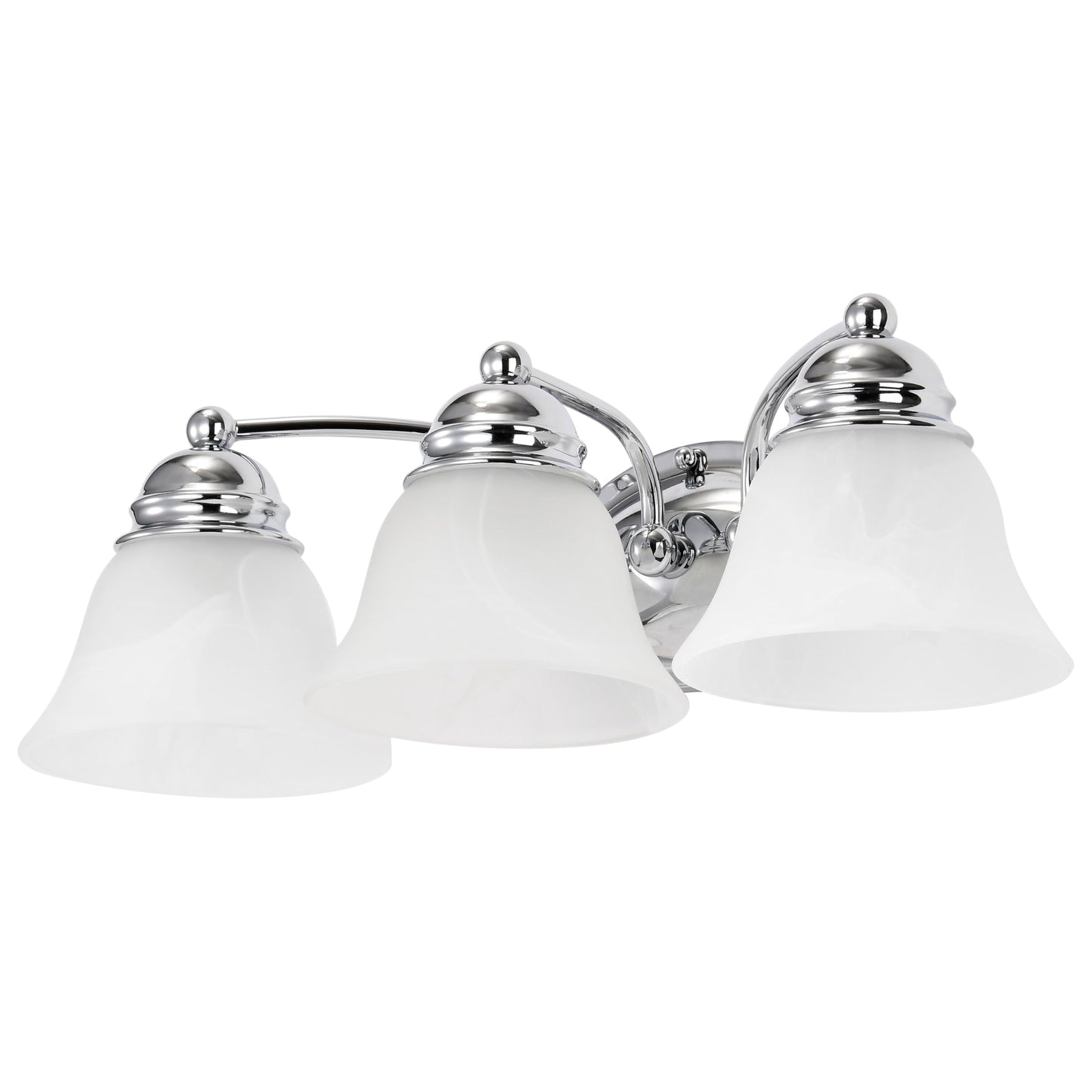 Nuvo Lighting 60/338 Traditional Three Light Vanity from Empire Collection in Chrome Finish
