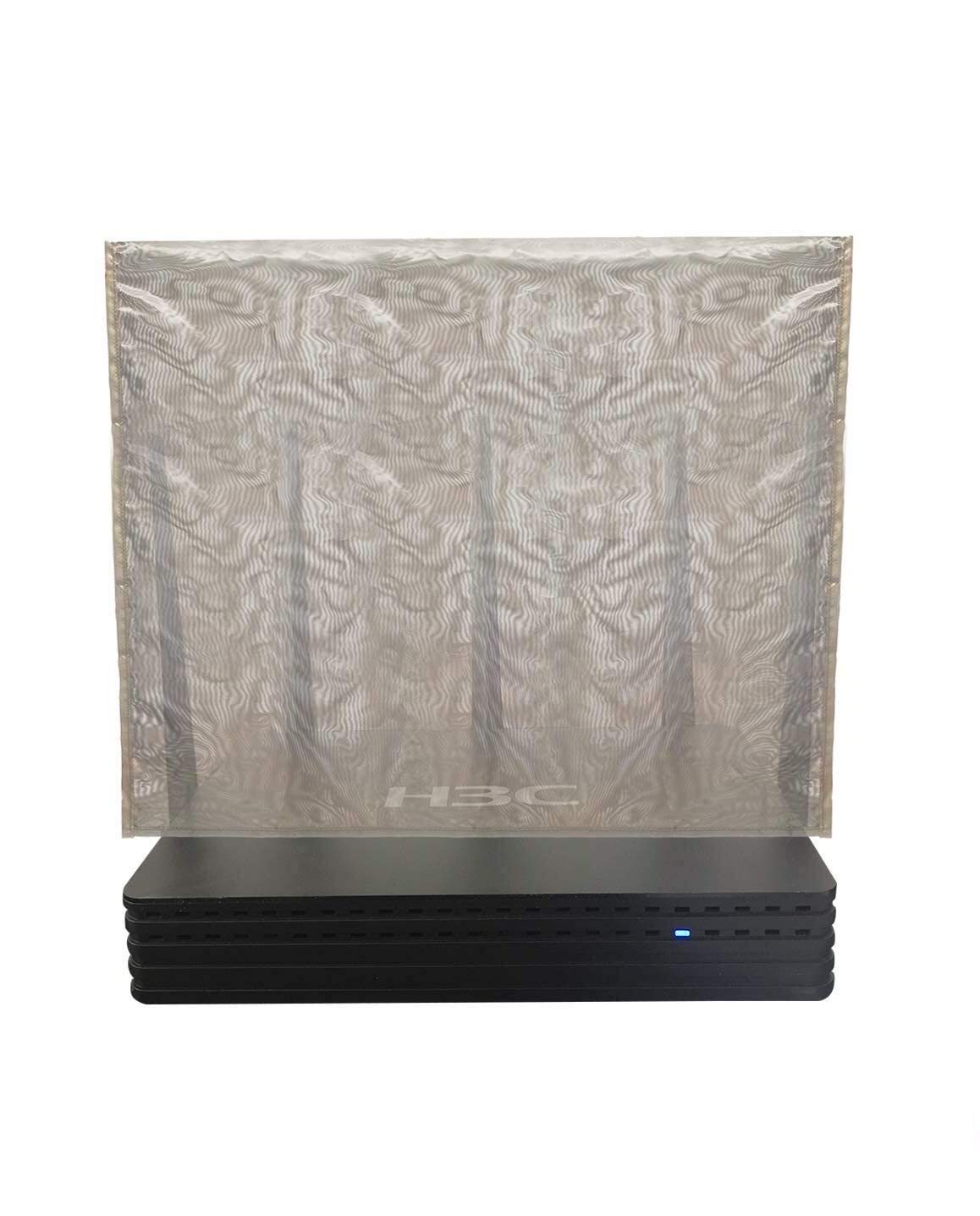 WiFi Router Cover, EMI Shielding Router Cover - Dual-Sided Open WiFi Blocker with 95% Protection, Universal Fit for Most Routers (13.8"x15.7")