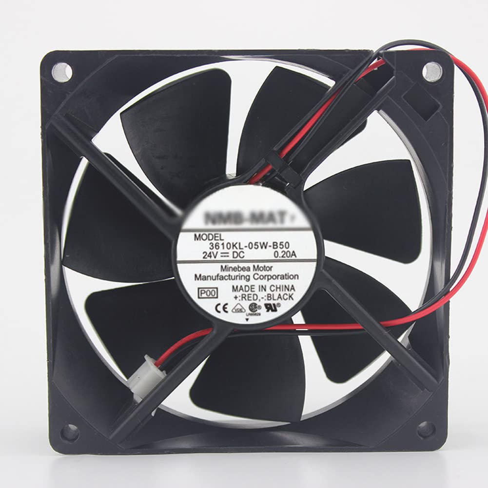 Minebea 3610KL-05W-B50 24V 0.20A 9225 9CM Frequency Converter Cooling Fan
