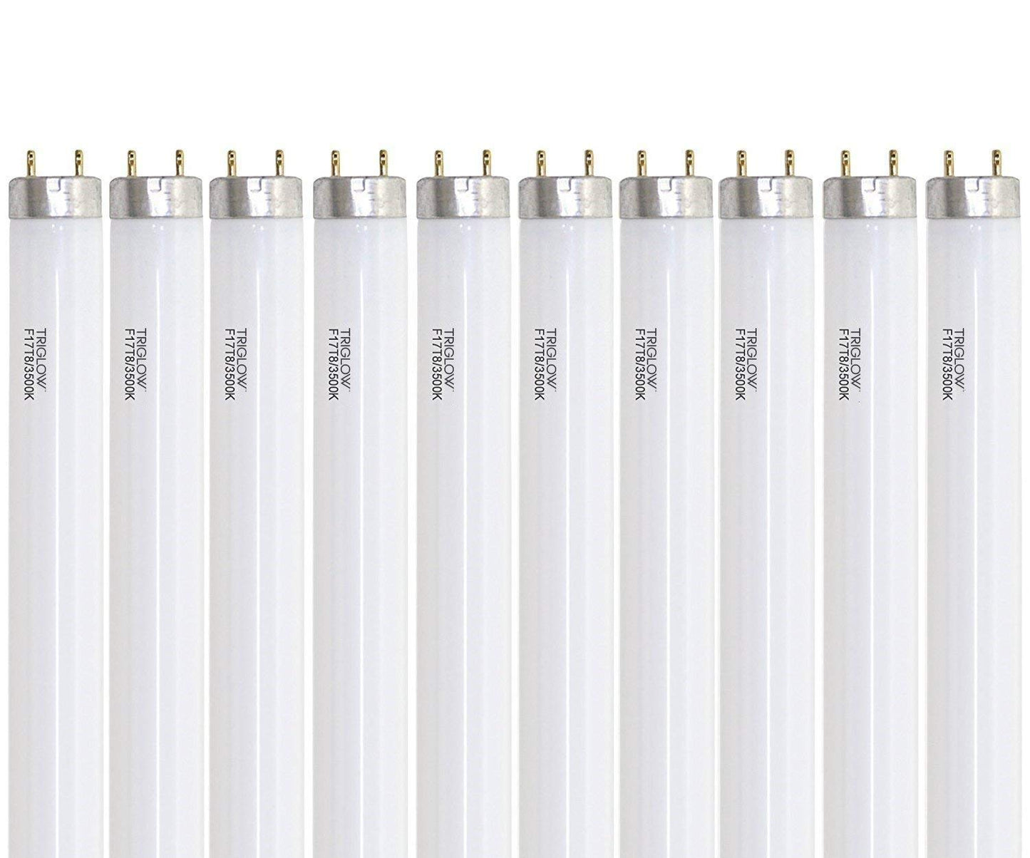 (Pack of 10) F17T8/735 24" 17-Watt Straight T8 Fluorescent Tube Light Bulb, 3...